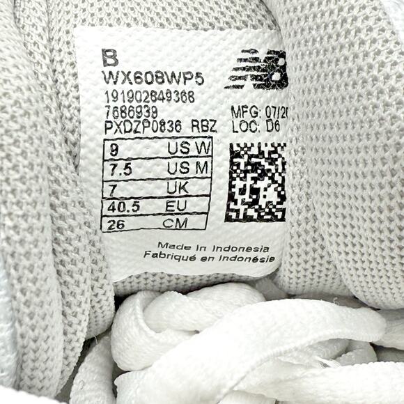 New Balance Womens WX608v5 Running Sneakers US 9 B EU 40.5 White Pink NWOB - Picture 12 of 12